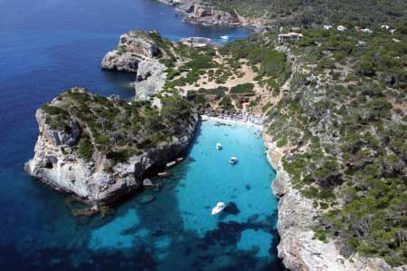Buchten auf Mallorca mit Helikopter